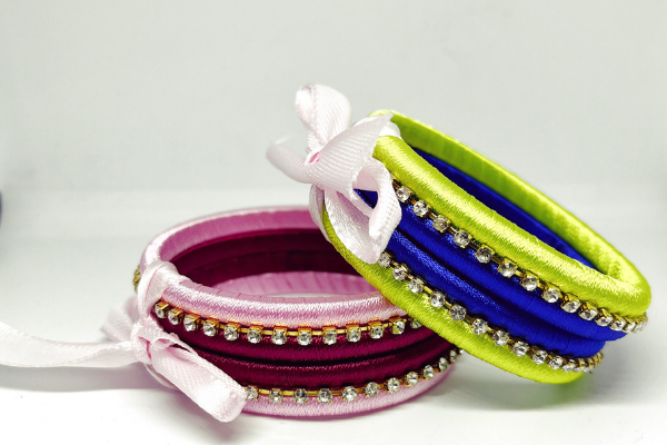 Thread Bangle Making Items Replay - Silk Thread Bangle Making